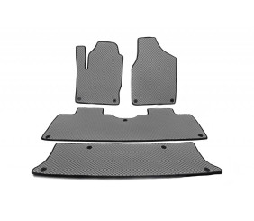 Килимки EVA (3 ряди, сірі) для Volkswagen Sharan 1995-2010 рр