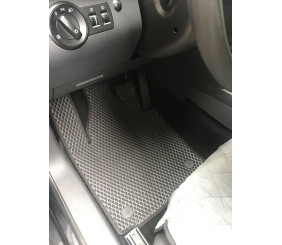 Килимки EVA (чорні) 5 шт, передні та задні (стандарт, 2 зсувних дверей) для Volkswagen Caddy 2004-2010 рр