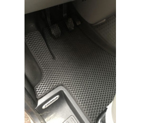 Килимки EVA (чорні, передні, для 1-20261) для Volkswagen T6 2015-2024 рр