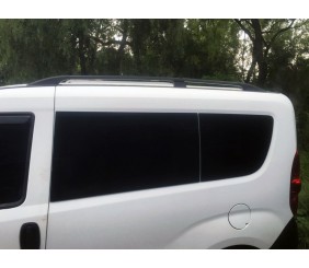 Рейлінги Чорні Коротка, Пластикові ніжки для Opel Combo 2012-2018 рр