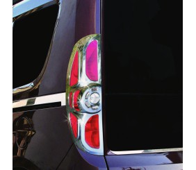 Накладка на стопи (2010-2015, 2 шт, пласт) для Fiat Doblo II рр