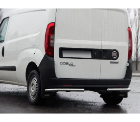 Задні куточки AK003 (нерж.) для Fiat Doblo II 2010-2022 рр