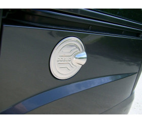 Накладка на бак (нерж.) Carmos - Турецька сталь для Fiat Doblo I 2005-2010 рр