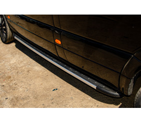 Бокові пороги Duru (2 шт., алюміній) Середня база для Mercedes Sprinter W906 2006-2018 рр