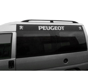 Рейлінги чорні Коротка база, пластикові ніжки для Citroen Jumpy 1996-2007 рр