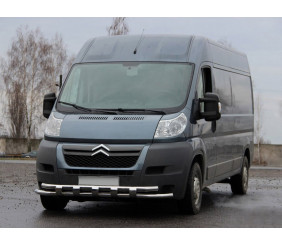 Передня дуга ST015 (нерж.) для Fiat Ducato 2006-2025 рр