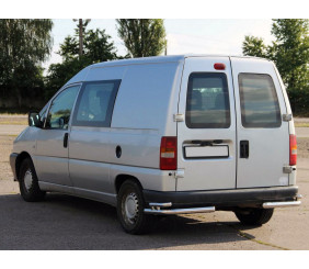 Задні подвійні куточки AK003-подвійний (нерж) для Citroen Jumpy 1996-2007 рр