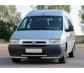 Передній захист ST009 (нерж) 51 мм для Citroen Jumpy 1996-2007 рр