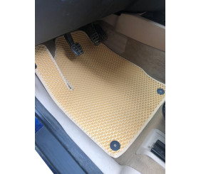 Килимки EVA (2 ряди, бежеві) для Seat Alhambra 1996-2010 рр