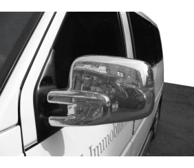 Накладки на дзеркала (Carmos, 2 шт, пласт) Carmos - турецький АБС-пластик для Volkswagen T4 Transporter 1990-2003 рр