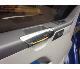 Накладки на підлокітники (2 шт., нерж) для Volkswagen T5 Multivan 2003-2010 рр