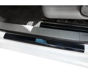 Накладки на дверні пороги (ABS-пластик) 3 шт, Мат для Volkswagen Caddy 2015-2020 рр