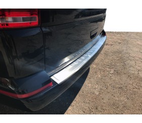 Накладка на задній бампер Omsa Мат (1 двері, нерж) для Volkswagen T6 2015-2024 рр