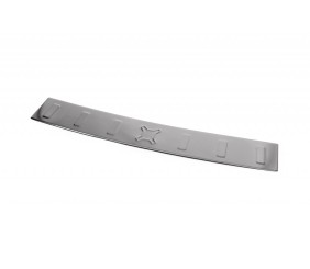 Накладка на задній бампер Чорний хром (нерж) для Jeep Renegade 2014- рр