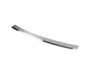 Накладка на задній бампер (SW, матова, нерж.) для Mercedes C-class W204 2007-2015 рр