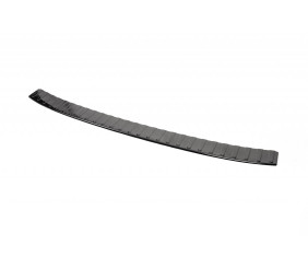 Накладка на задній бампер Чорний хром (нерж) для Ford Custom 2013-2022 рр