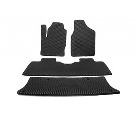 Килимки EVA (3 ряди, чорні) для Volkswagen Sharan 1995-2010 рр