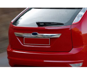 Накладка на кришку багажника (HB, нерж.) для Ford Focus II 2008-2011 рр
