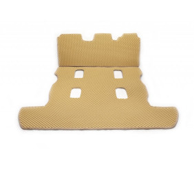 Килимок багажника 2 шт (EVA, 7 місць, бежевий) для Lexus LX570/450d 2008-2022 рр