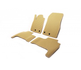 Поліуретанові килимки (2012-2021, EVA, бежеві) для Lexus LX570/450d рр
