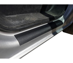 Накладки на дверні пороги ABS (2 шт, DDU) Мат для Opel Vivaro 2001-2015 рр