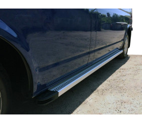 Бокові пороги Maya V2 (2 шт., алюміній) Довга база для Volkswagen T5 Multivan 2003-2010 рр