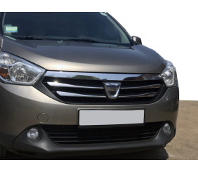 Накладки на решітку (4 шт, нерж.) для Dacia Lodgy 2012-2022 рр