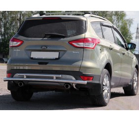 Задня дуга AK002-2 (нерж) для Ford Kuga/Escape 2013-2019 рр