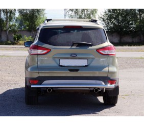 Задня дуга AK002 (нерж) для Ford Kuga/Escape 2013-2019 рр