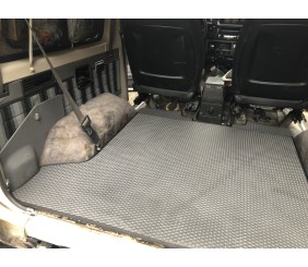 Килимок багажника без задніх сидінь (EVA, чорний) для Toyota Land Cruiser 70 1984- рр