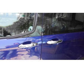 Накладки на ручки (4 шт., нерж.) Carmos - Турецька сталь для Ford Courier 2014-2023 рр