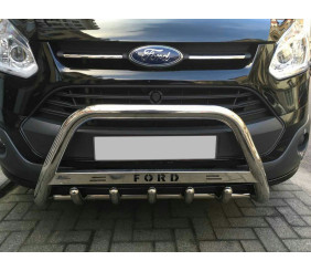 Кенгурятник WT004 (нерж.) 60 мм для Ford Custom 2013-2022 рр