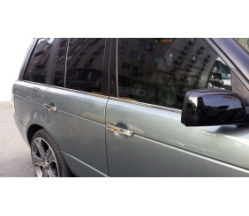 Окантовка вікон (6 шт, нерж.) для Range Rover Sport 2005-2013 рр