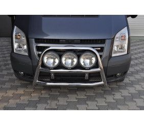 Кенгурятник WT018 (2006-2014, нерж.) для Ford Transit рр