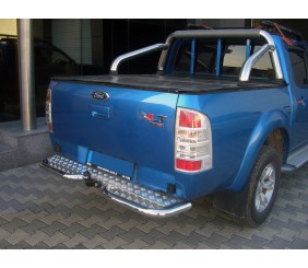 Задні кути AK003 (2 шт., нерж.) для Ford Ranger 2007-2011 рр