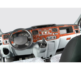 Накладки на панель (2006-2026) Дерево для Ford Transit рр
