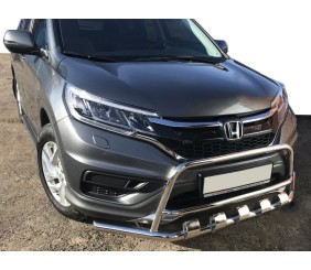 Передній захист WT003-ST-V2 (нерж.) для Honda CRV 2012-2016 рр
