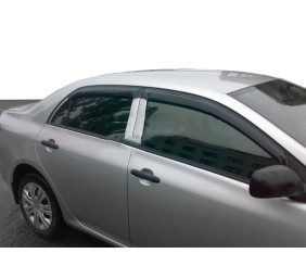 Вітровики (4 шт, HIC) для Toyota Corolla 2007-2013 рр