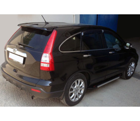 Бокові пороги RedLine V1 (2 шт., алюм.) для Honda CRV 2007-2011 рр