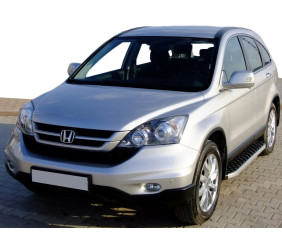 Бокові пороги BlackLine (2 шт, алюміній) для Honda CRV 2017-2022 рр