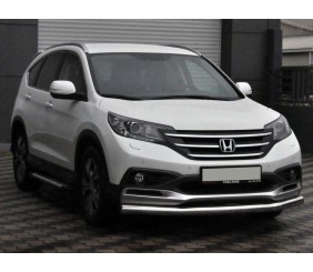 Передній захист ST008 (нерж.) для Honda CRV 2012-2016 рр