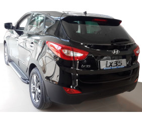 Бокові пороги Line (2 шт., алюміній) для Hyundai IX-35 2010-2015 рр