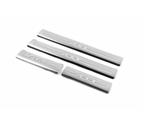 Накладки на пороги OmsaLine (4 шт., нерж.) для Kia Soul I 2008-2013 рр