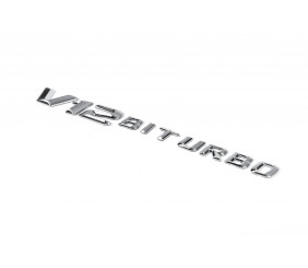 Напис V12 Biturbo (хром) для Mercedes Vito W638 1996-2003 рр