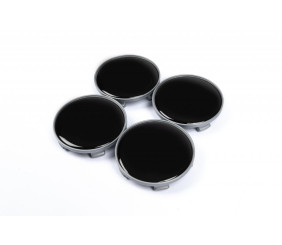 Ковпачки на диски 57/55.5 мм V1 чорні (4 шт) для Toyota