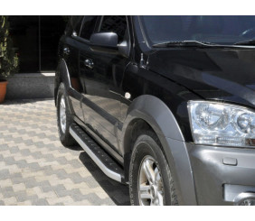 Бокові пороги Fullmond (2 шт., алюм.) для Kia Sorento I BL 2002-2009 рр
