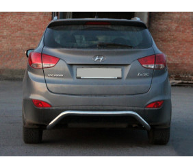 Задній захист AK007 (нерж.) для Hyundai IX-35 2010-2015 рр