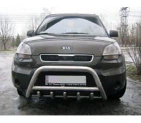 Кенгурятник (нерж) 51 мм для Kia Soul II 2013-2018 рр