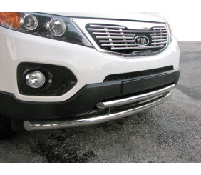 Передня нижня дуга (нерж) для Kia Sorento II XM 2009-2014 рр