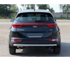 Задній захист AK002 (нерж) для Kia Sportage 2015-2021 рр
